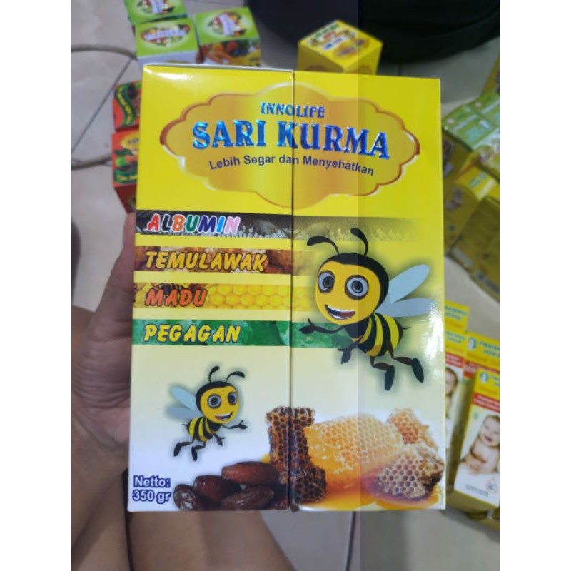innolife sari kurma plus albumin temulawak madu pegagan