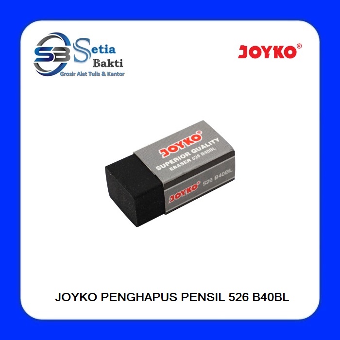 

JOYKO Penghapus Pensil Hitam Kecil 526 B40BL - 1 Pcs