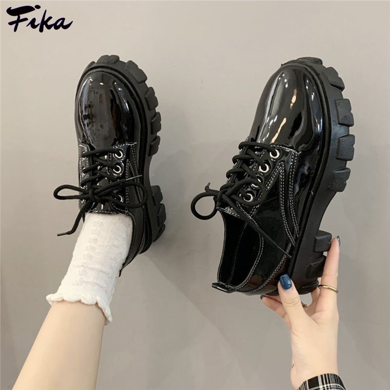 2021 Platform Mary Jane Shoes Round Toe Japanese School Uniform Jk Student Shoes Girls Women Kawaii