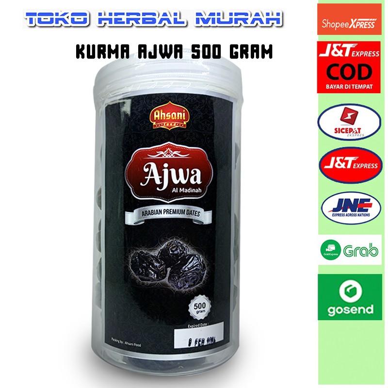 

kurma ajwa 500 gram kurma nabi - kurma madinah asli