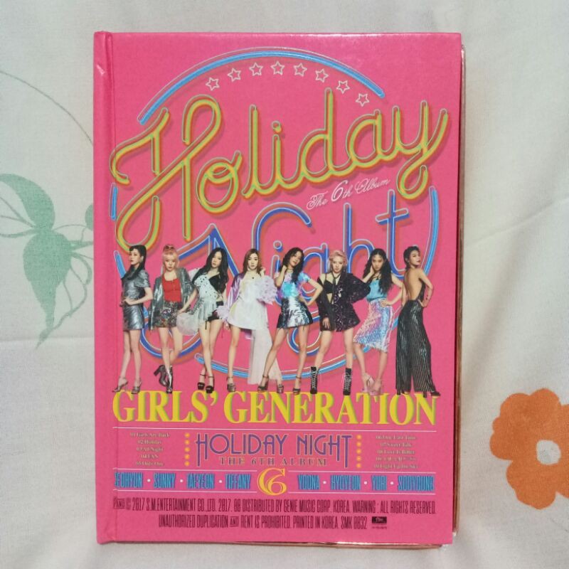 Album Only SNSD Holiday Night Girls Generation