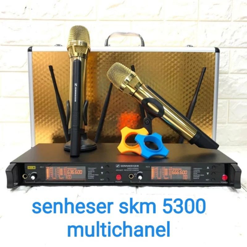 mic sennheiser SKM-5300.wireless.suara mic mantap.free koper