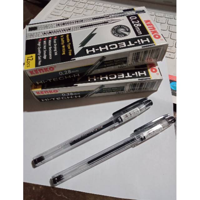 

Pulpen hi techh gel pen, kenko .