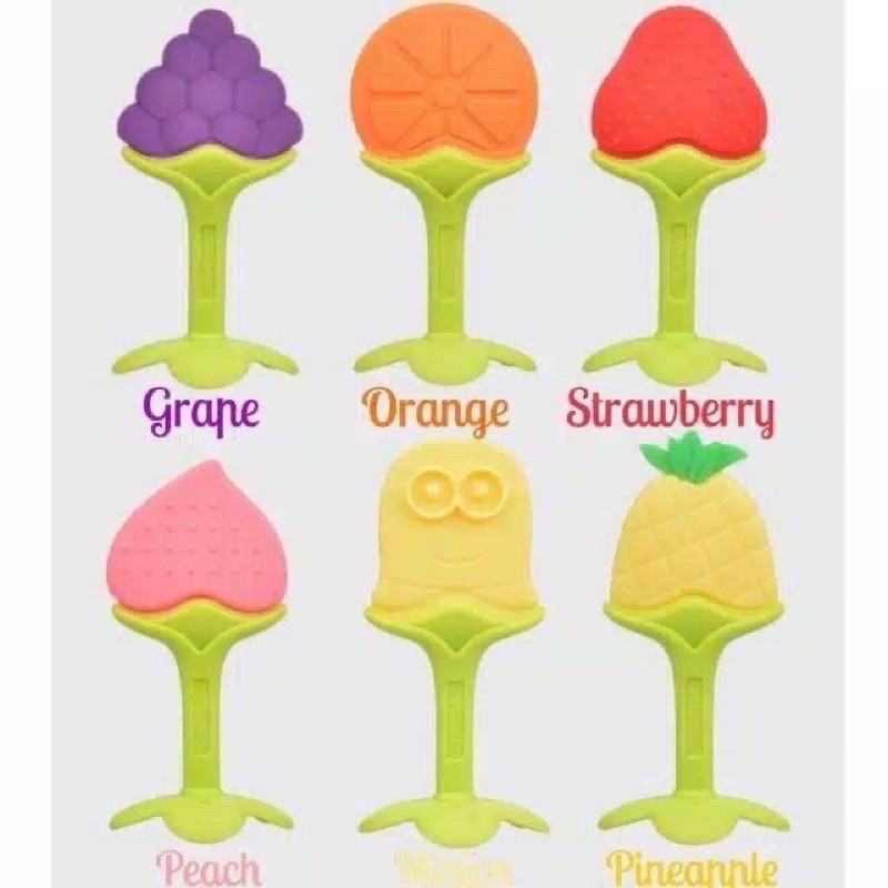 Gigitan Bayi Buah / Teether bayi BPA free silikon