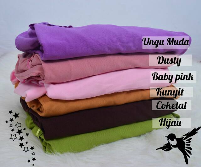 Orlin HIJAB POLOS SYIRIA FAUZIAH NON PET MATT JERSEY PREMIUM