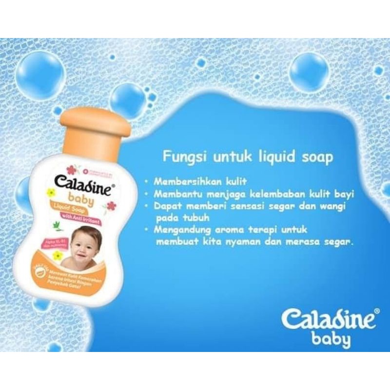 Caladine baby liquid soap 110 ml &amp; 200 ml / Sabun cair