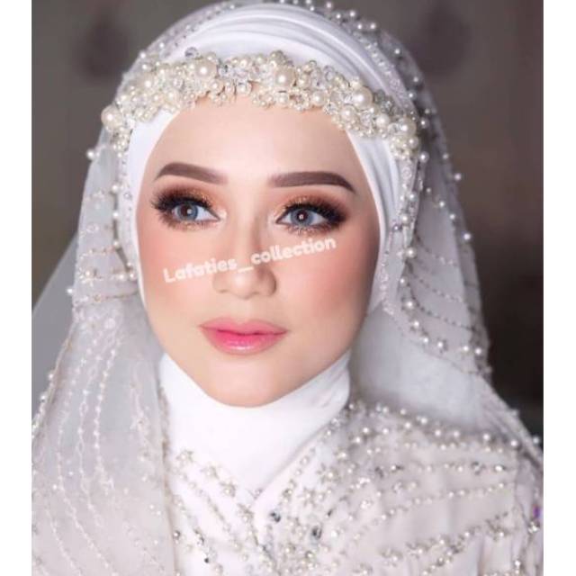  Hiasan  kepala  aksesoris rambut pengantin headpiece mutiara 