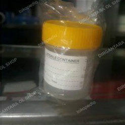 Pot steril 50cc / sterile container 50cc / pot tutup kuning / gp