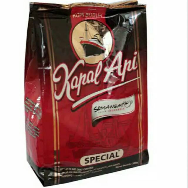 

Kopi kapal api special semangat 380gr.