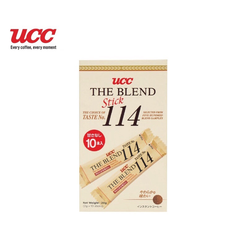 

Kopi UCC Ueshima Coffee Blend 114 Instant Coffee 10 x 2 Gram