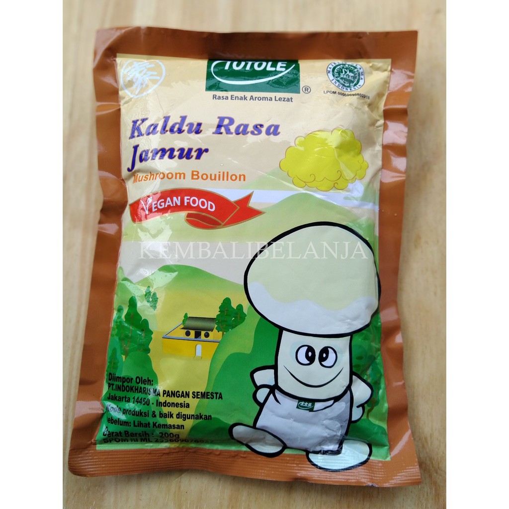 Totole Kaldu Jamur 200 Gram/ Kaldu Rasa Jamur/ Penyedap Rasa Jamur/ Mushroom Bouillon/ Vegan Food