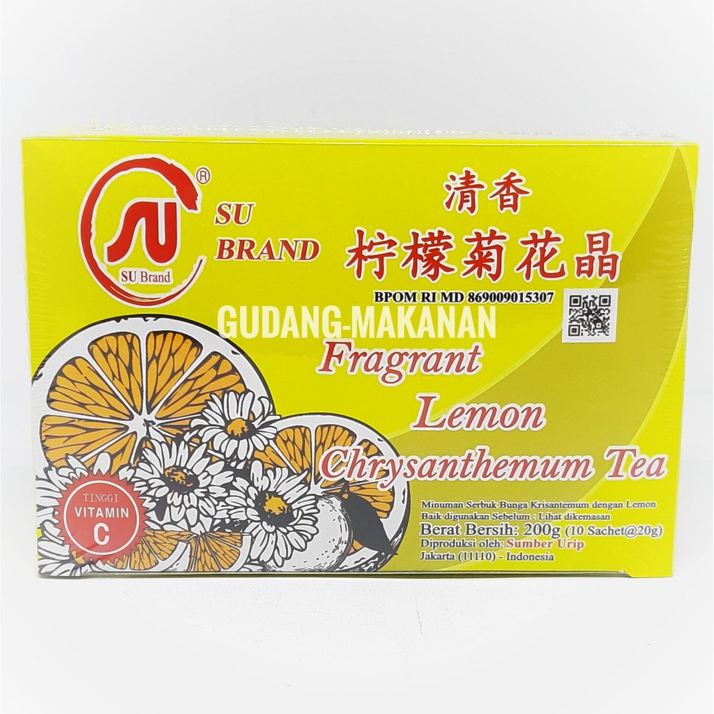 SU Brand Dali Fragrant Lemon Chrysanthemum tea -200gr