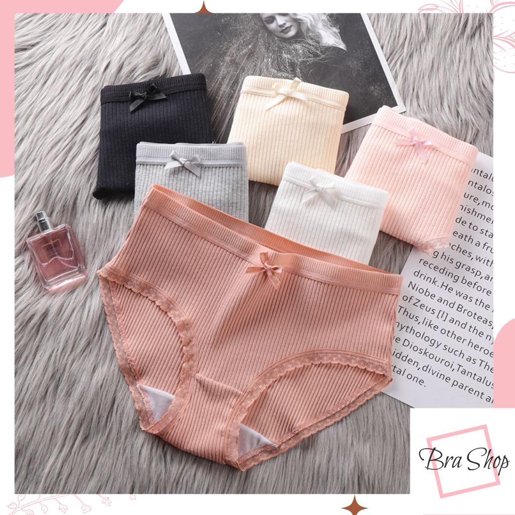 Bra Shop ~ BS 164 Celana Dalam Wanita Panty Nyaman CD Kolor  dengan Hiasan Pita