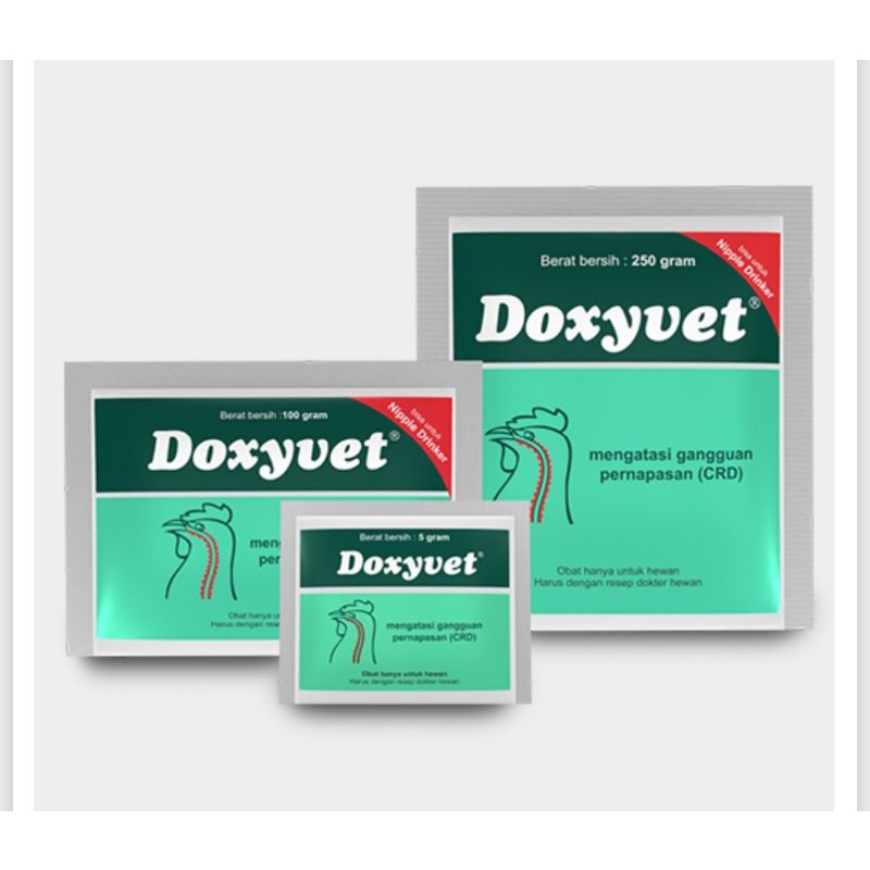 Doxyvet 100 gram obat ngorok pilek CRD ayam-medion