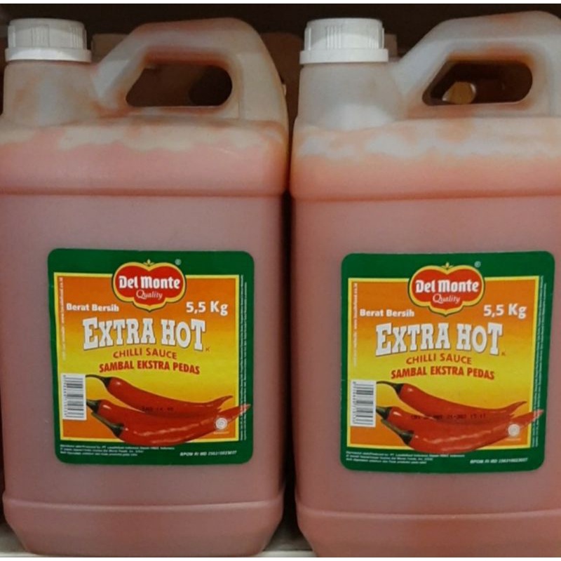 

saos sambal delmonte extra hot 5.5kg