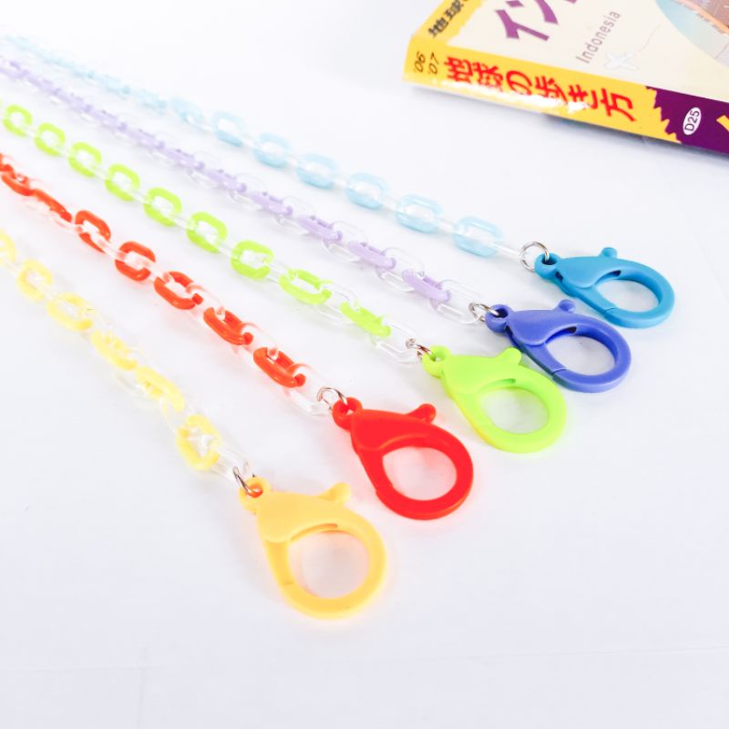 TALI MASKER LANYARD / TALI MASKER KOREA / KALUNG MASKER WARNA / STRAP KOREA / KOREA IMPORT BEST SELLER