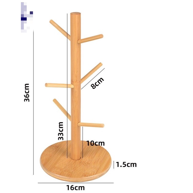 Nama - Rak Kayu Standing Unik Rak Gelas