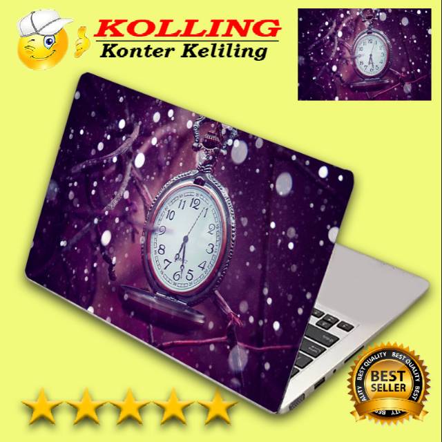 Garskin Laptop jam klasik Skin Laptop Stiker Laptop