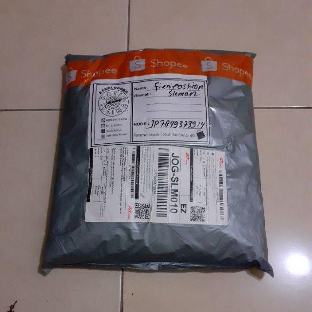 Batik Keluarga Motif Kipas Original Maura Ruffle Couple Keluarga Original