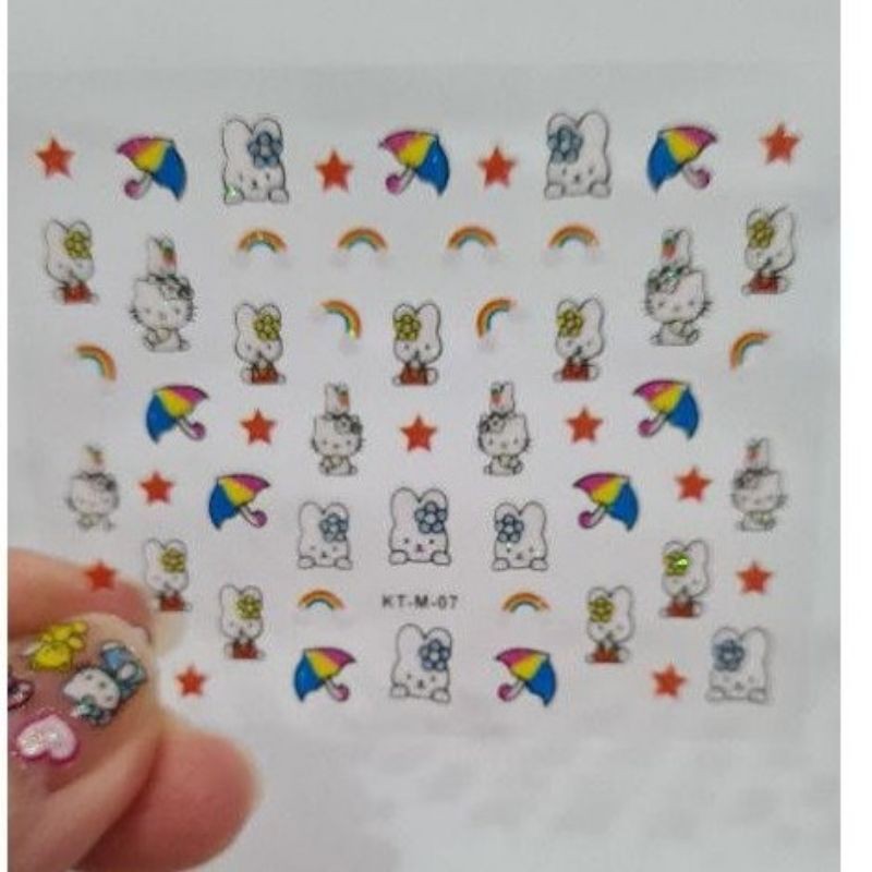 Stiker Kuku Lucu Stiker Kuku Anak HK Nails Art