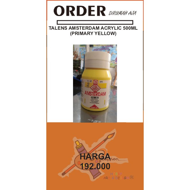 

TALENS AMSTERDAM ACRYLIC 500ML (PRIMARY YELLOW)