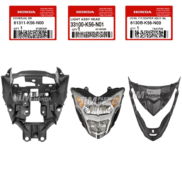 SALE 33100-K56-N01 6130B-K56-N00 61311-K56-N00 Paket Reflektor Batok Lampu Depan Belakang Sonic 150