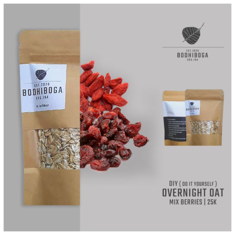 

Overnight Oats DIY (Do It Yourself) Mix Berries