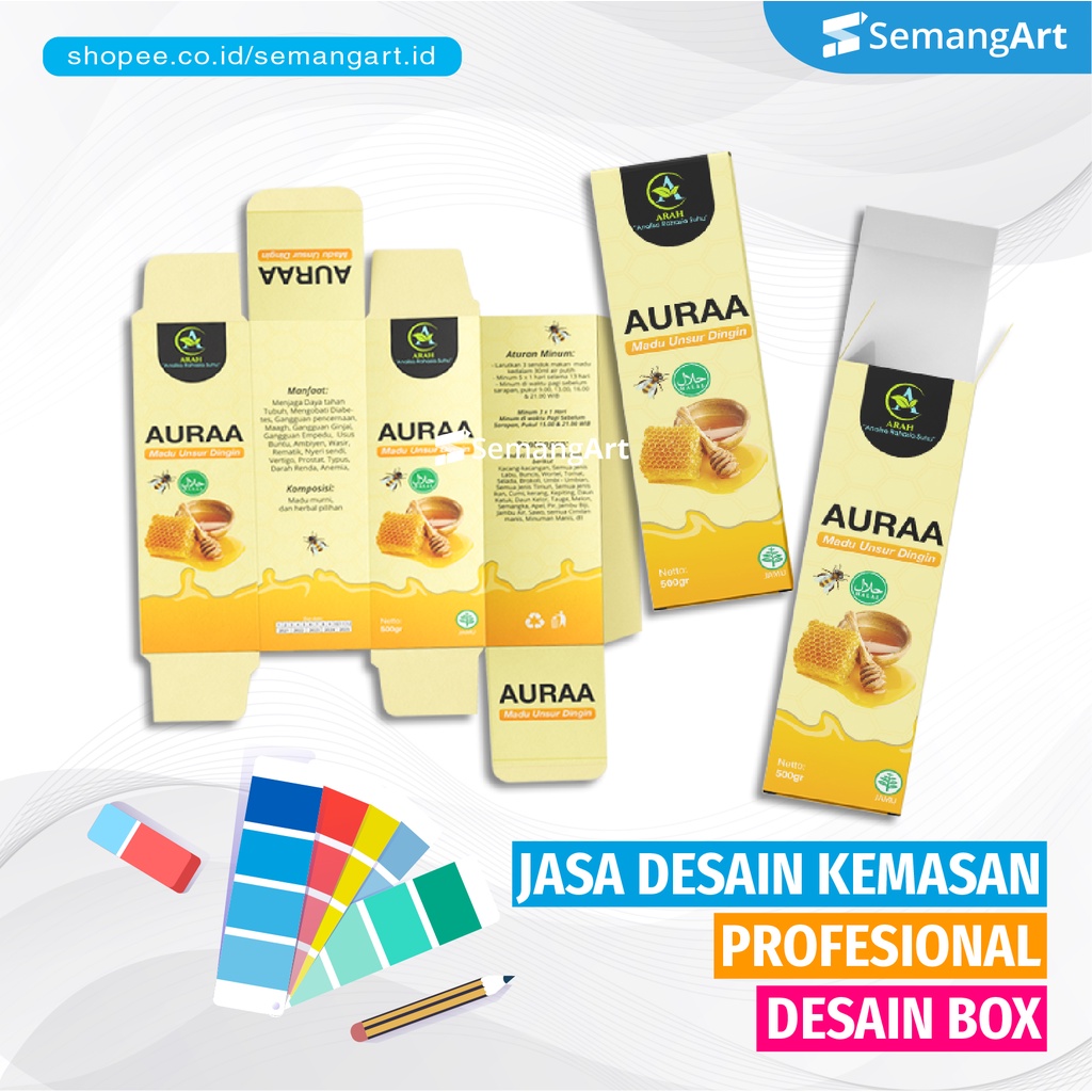 

Jasa Desain Kemasan Box Profesional Murah Packaging Custom