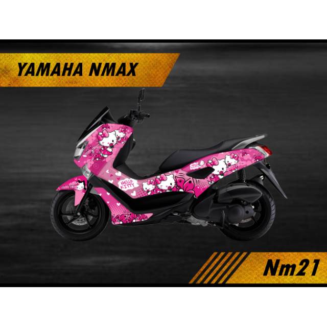 Decal Yamaha Nmax Hello Kitty