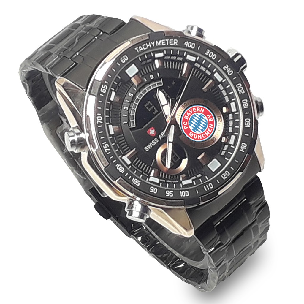 (EXCLUSIVE) Jam Tangan BAYERN MUNCHEN Rantai Double Time