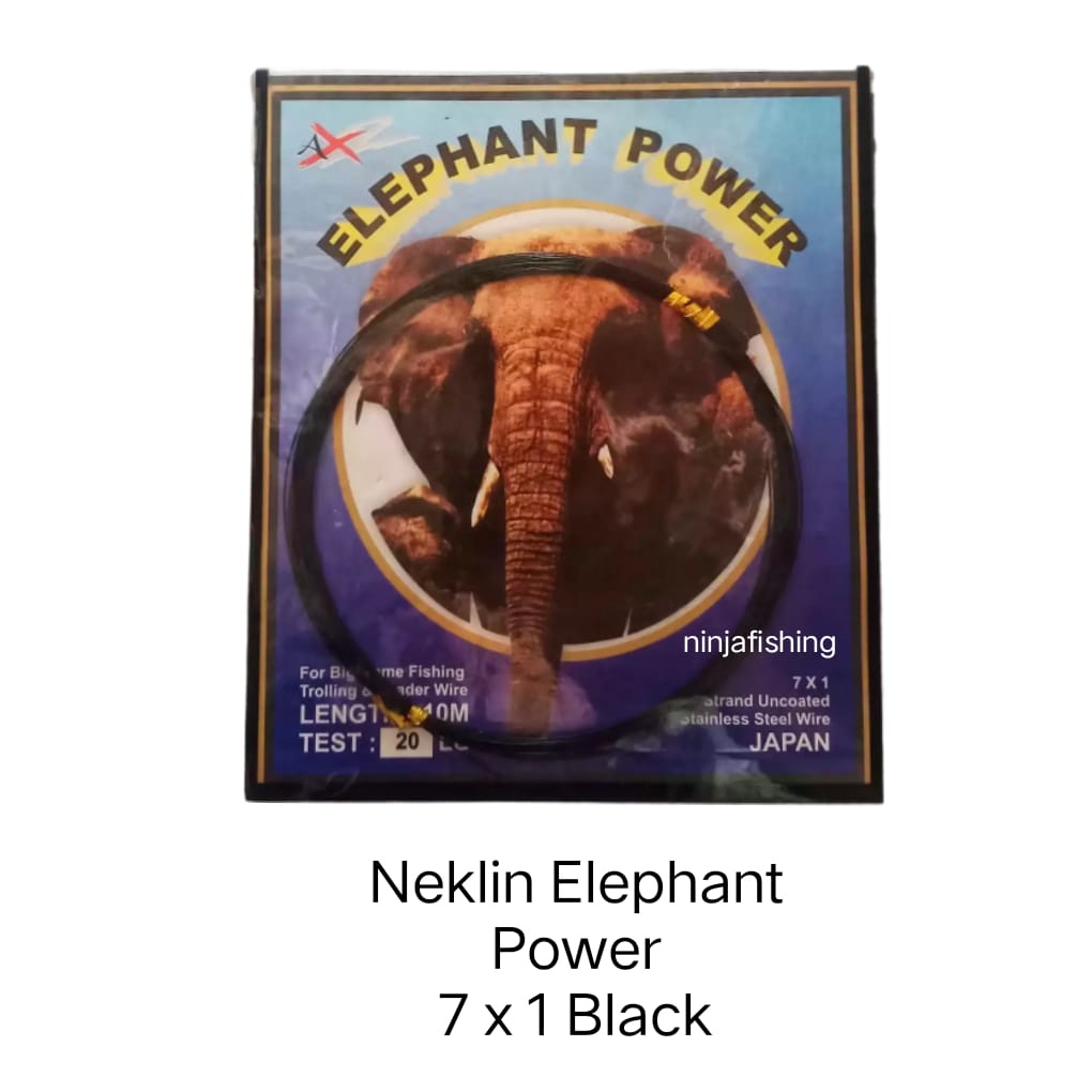 NEKLIN ELEPHANT POWER BLACK 7x1 | NEKLIN HITAM