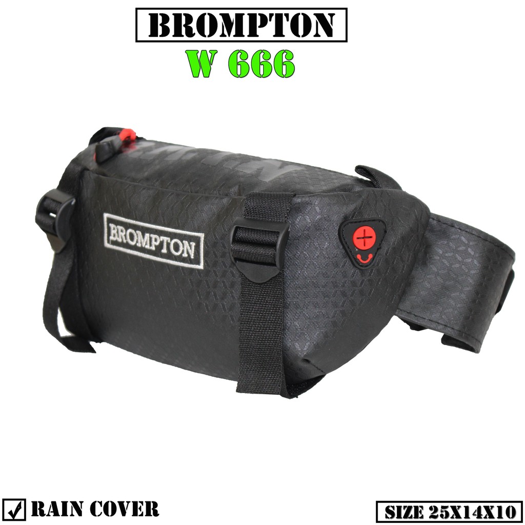 Tas sepeda motor trail Brompton waterproof premium