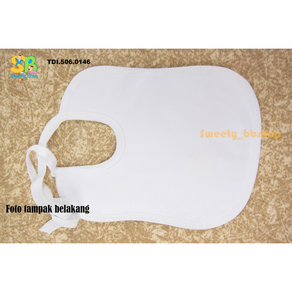 3 PCS Slaber plastik /celemek makan plastik /tadah iler lapis plastik