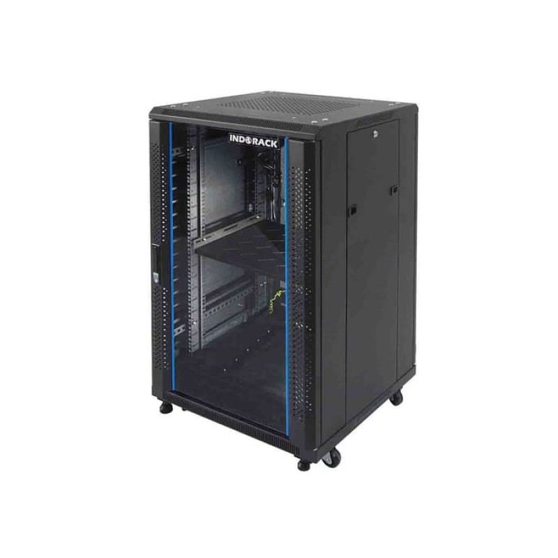 Network (Device) Indorack Rak Server IR6020G 20U DEPTH 600MM GLASS DOOR