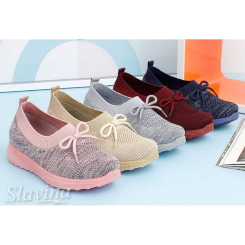 Sepatu sneakers cewek slavina / sepatu casual cewek / s epatu slavina / sepatu cewek