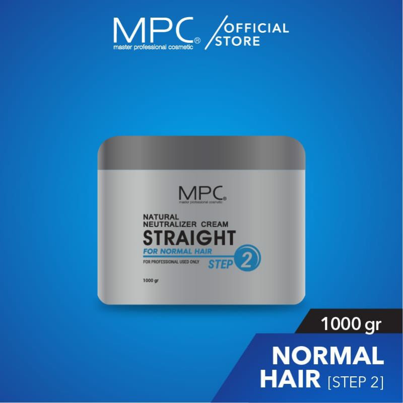 MPC STEP 2 (1000GR / 1KG) RESISTANT/NORMAL Neutralizer Cream Straight Krim Pelurus Rambut