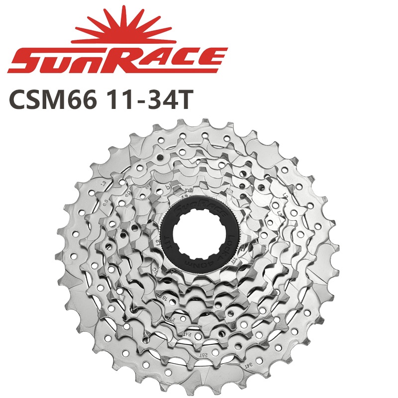 PREORDER Sunrace CSM66 CSM680 Cassette 8 Speed 11-34T 11-40T 11-42T Bike Bicycle For MTB Mountain Bicycle Silver And Black Color
