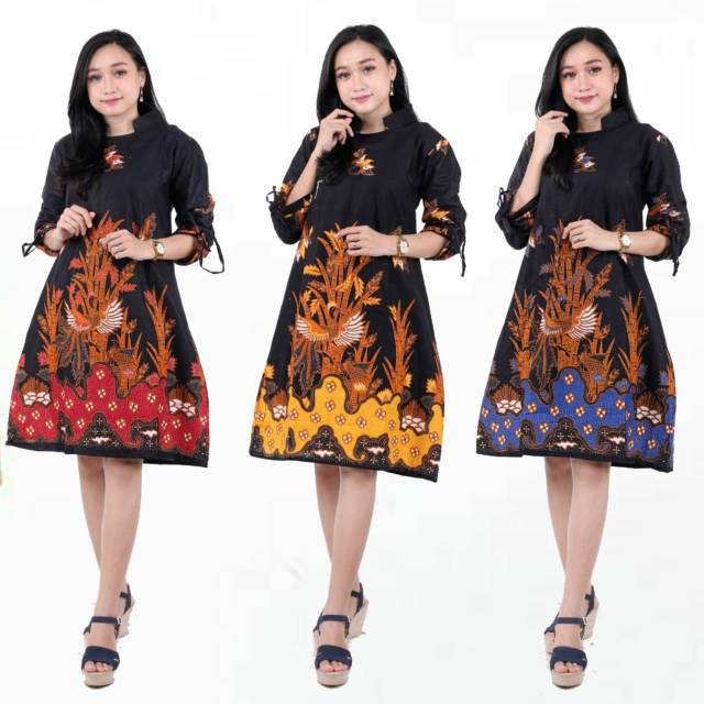 Tunik Batik Wanita M L XL XXL JUMBO