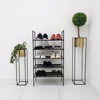  RAK SEPATU AMAZING  SHOES RACK 5 SUSUN PORTABLE HITAM 