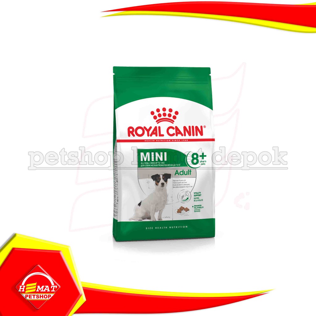 Royal Canin Mini Adult 8+ 2 Kg Makanan Anjing tua dewasa 2kg