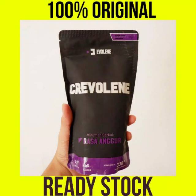 Evolene creatine 300gr BPOM+HALAL CREVOLENE RASA ANGGUR