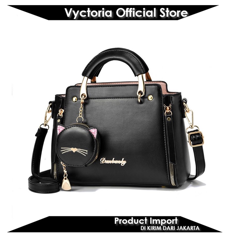 (COD) Vyctoria VOS2029 Tas Selempang Wanita Handbag Import Promo JT2029 LT2059 BQ3142 2029 2059 3142