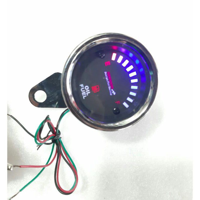 amper bensin/ full meter jarum LED variasi motor universal