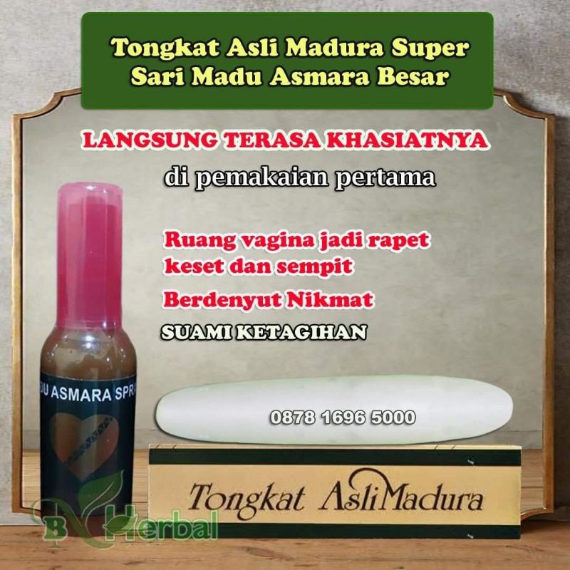 Tongkat Asli Madura super dan Sari madu spray Besar