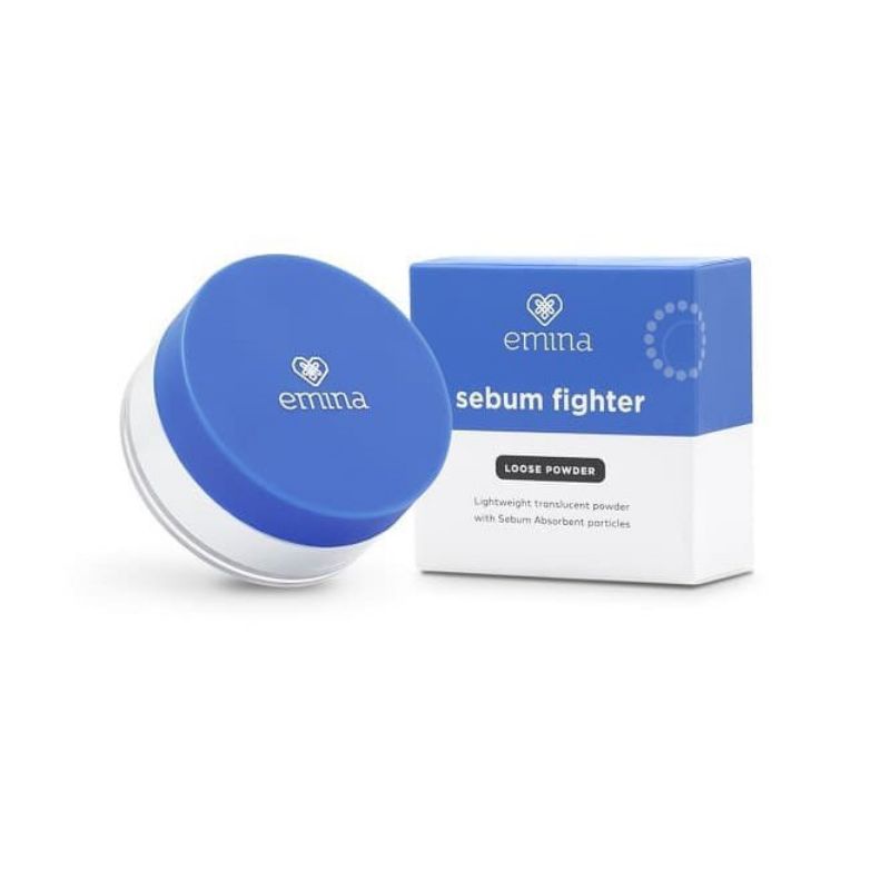 Emina Ms Pimple Acne Solution Sebum Fighter Loose Powder