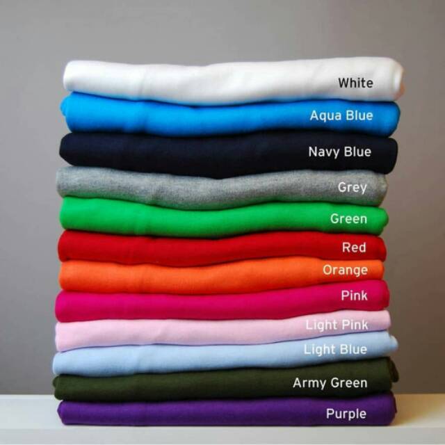 ORIGINAL KAOS POLOS Kaos Polos Tangan Pendek Soft Cotton Combed 30s Berkualitas