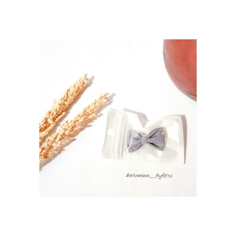 VOL. 1 Bros Pita Kristal imut mini bros dagu bros jilbab-abu tua