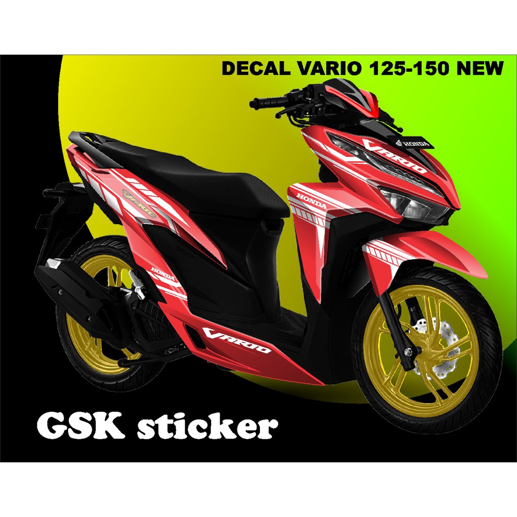 STICKER DECAL FULL BODY MOTOR VARIO NEW 125-150 K.02