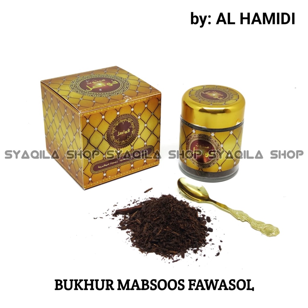 Bukhur Mabsoos Fawasol AL Hamidi Buhur Mabsus Faisal Bakhour Dupa Arab Ori Saudi