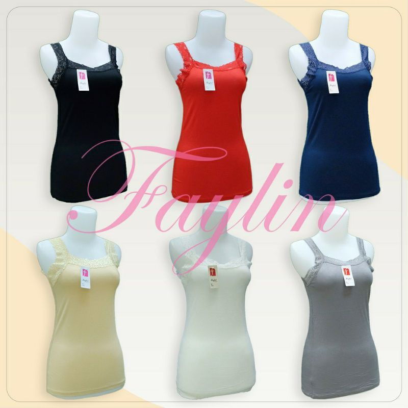 FAYLIN | Tank top Wanita RENDA Rayon Spandex/ Tank top L-XXL